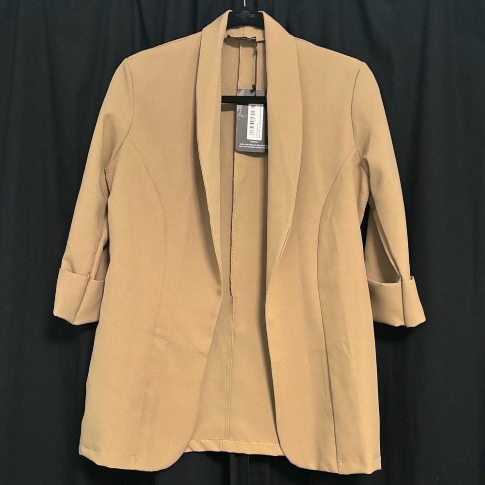 PrettyLittleThing Camel Blazer